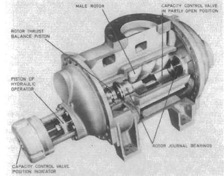Oil injected compressor